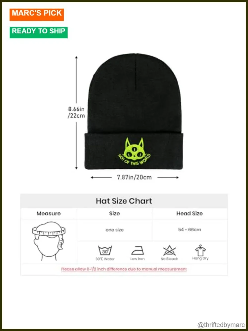 Cute Yellow Duck Embroidered Beanie Knit Hat for Men Women, Funny Graphic